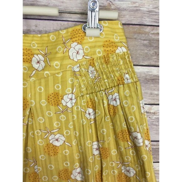 Lux Lux Lux Size 3 Yellow Floral Cotton Skirt - Picture 4 of 8